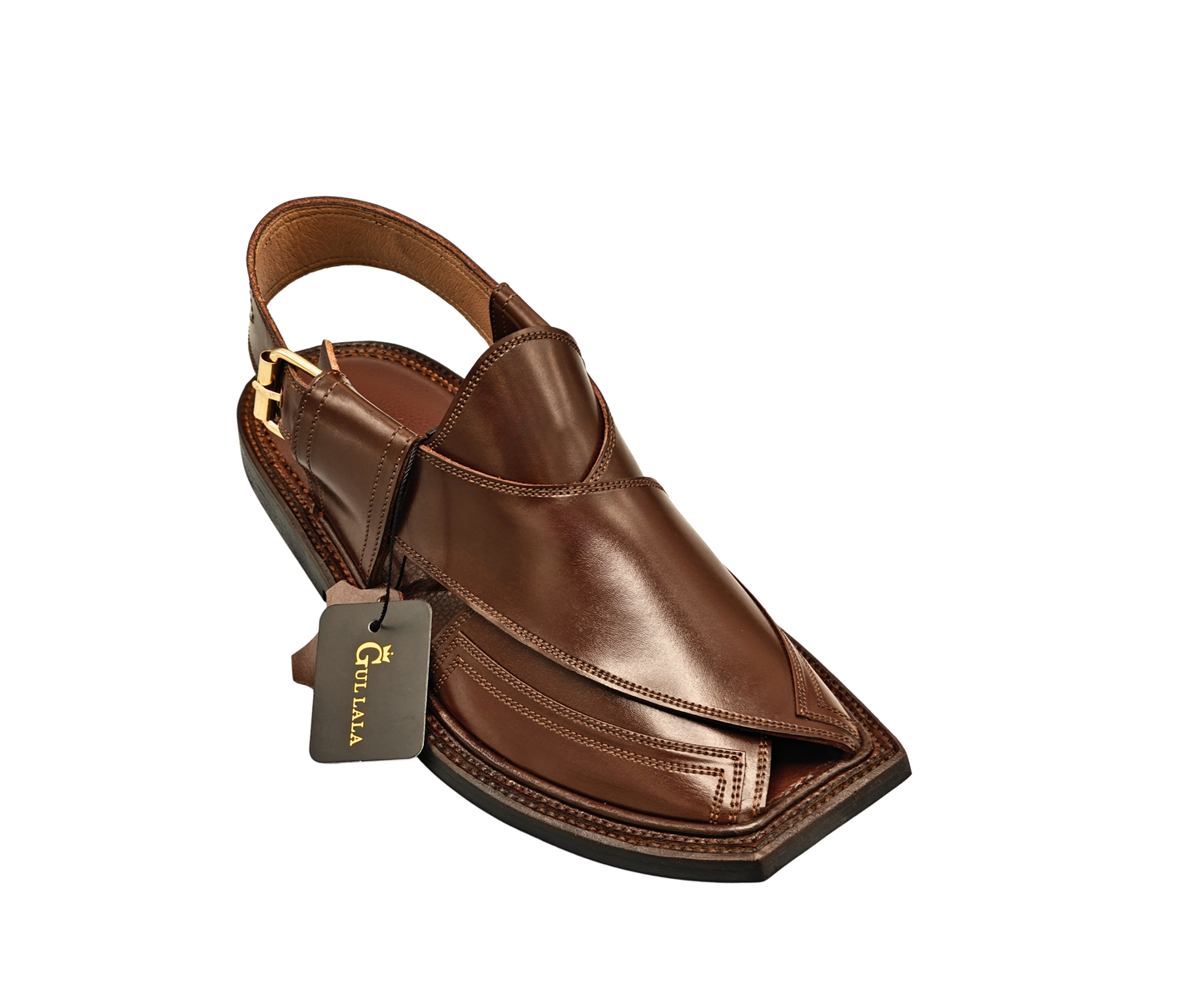 Premium Double Gear Takidar Cut Shape Brown