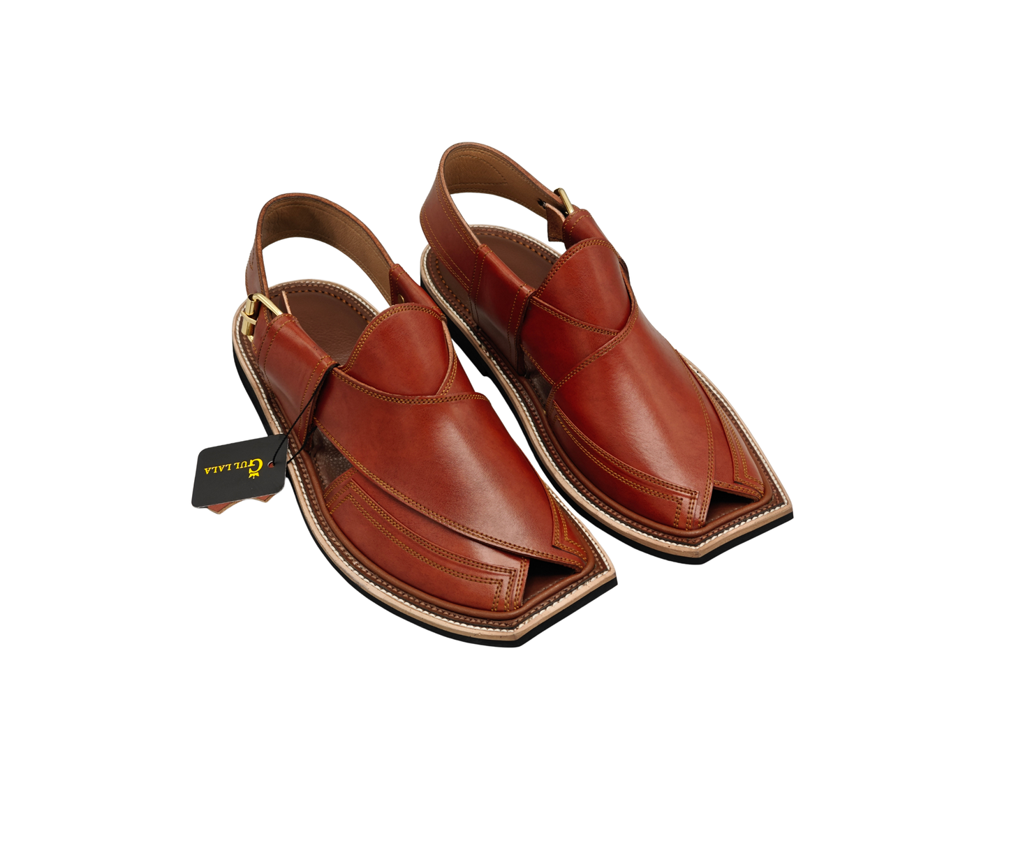 Premium Double Gear Takidar Cut Shape Mustard