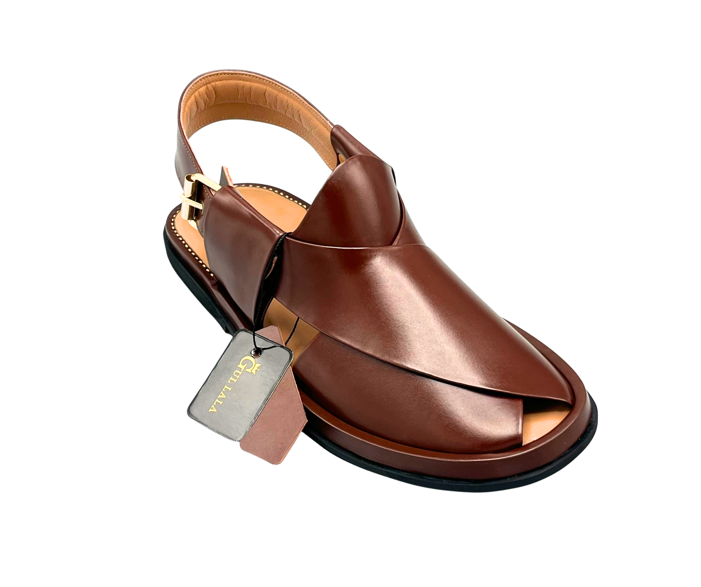 Premium Smart Zalmi Sleek Edge Round Dark Brown