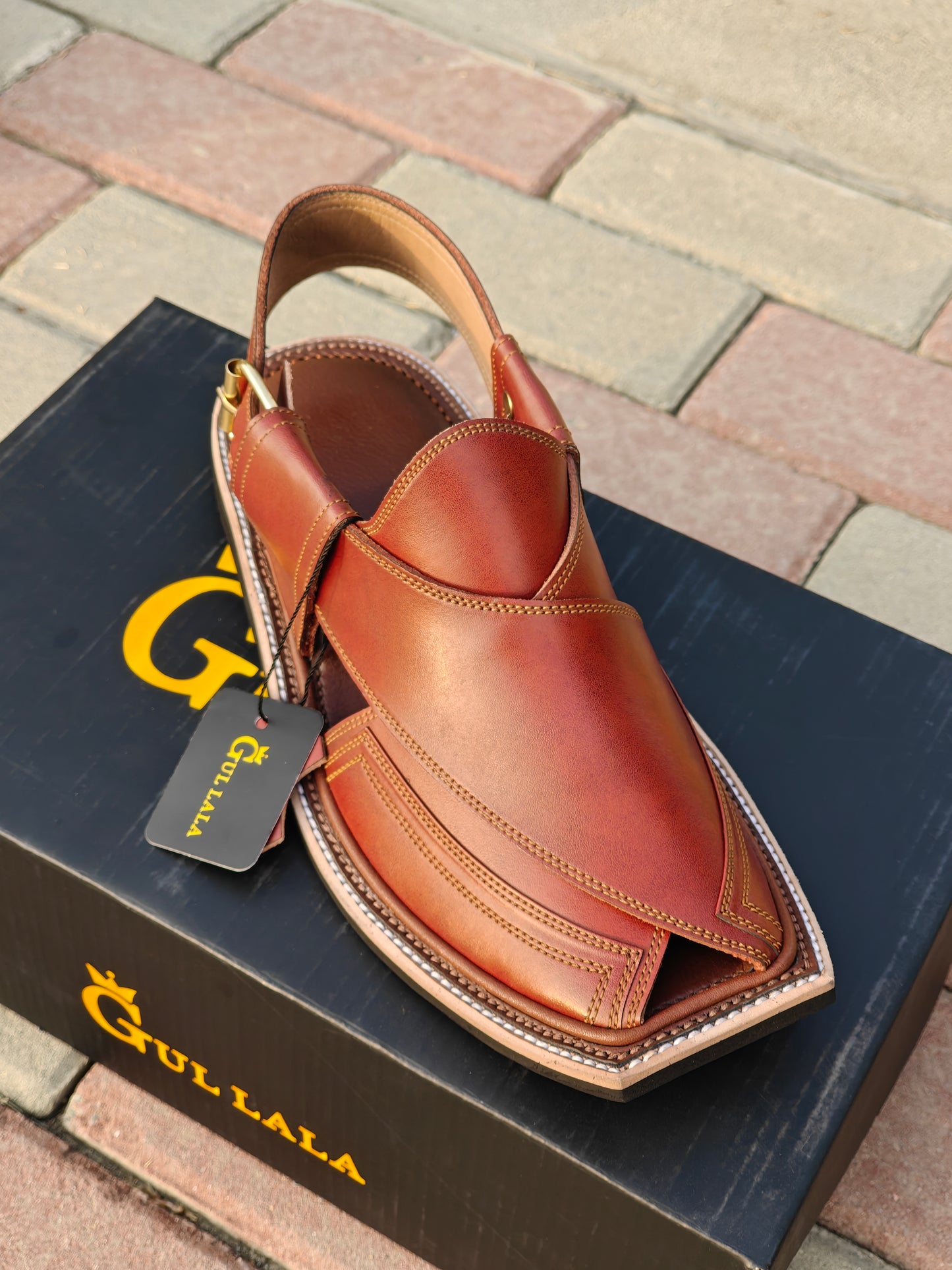 Premium Double Gear Takidar Cut Shape Mustard