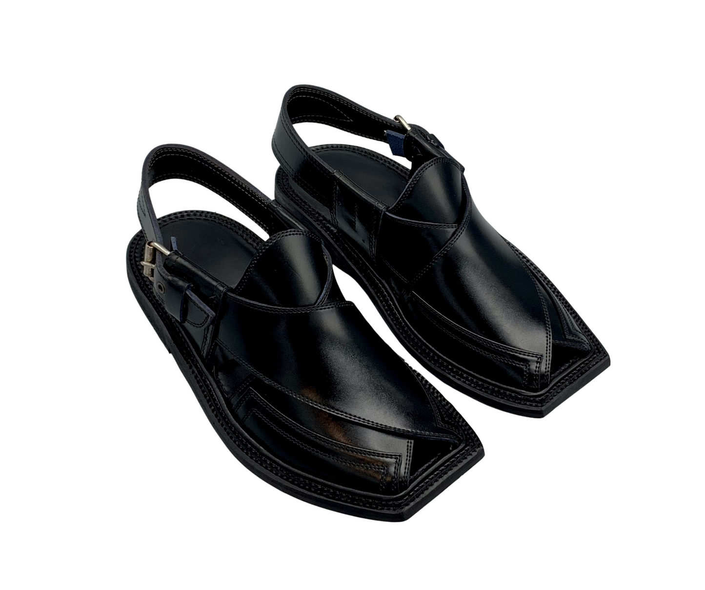 Premium Double Gear Takidar Cut Shape black