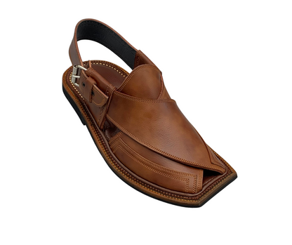 Premium Double Gear Takidar Cut Shape Brown Two-Tone (Double Shade)