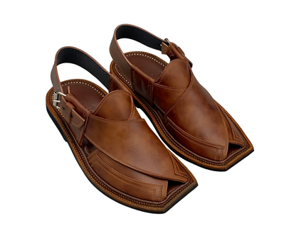 Premium Double Gear Takidar Cut Shape Brown Two-Tone (Double Shade)